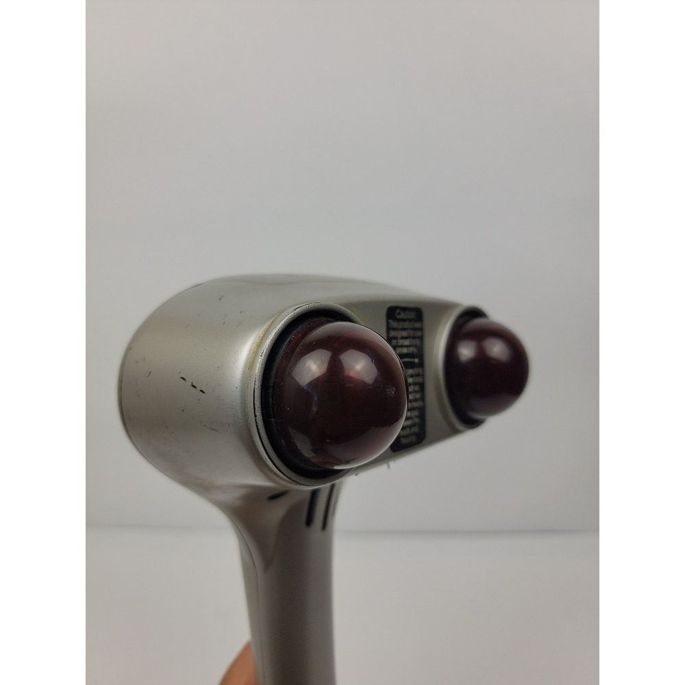 HoMedics PA-MH-1 Compact Percussion Massager with Heat Silver Handheld Corded - Picture 9 of 10